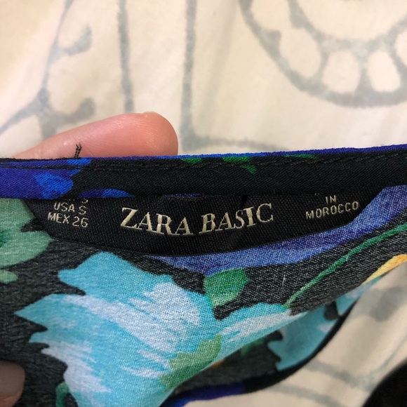 ZARA Basic - Floral Dress - size S - Picture 4 of 7